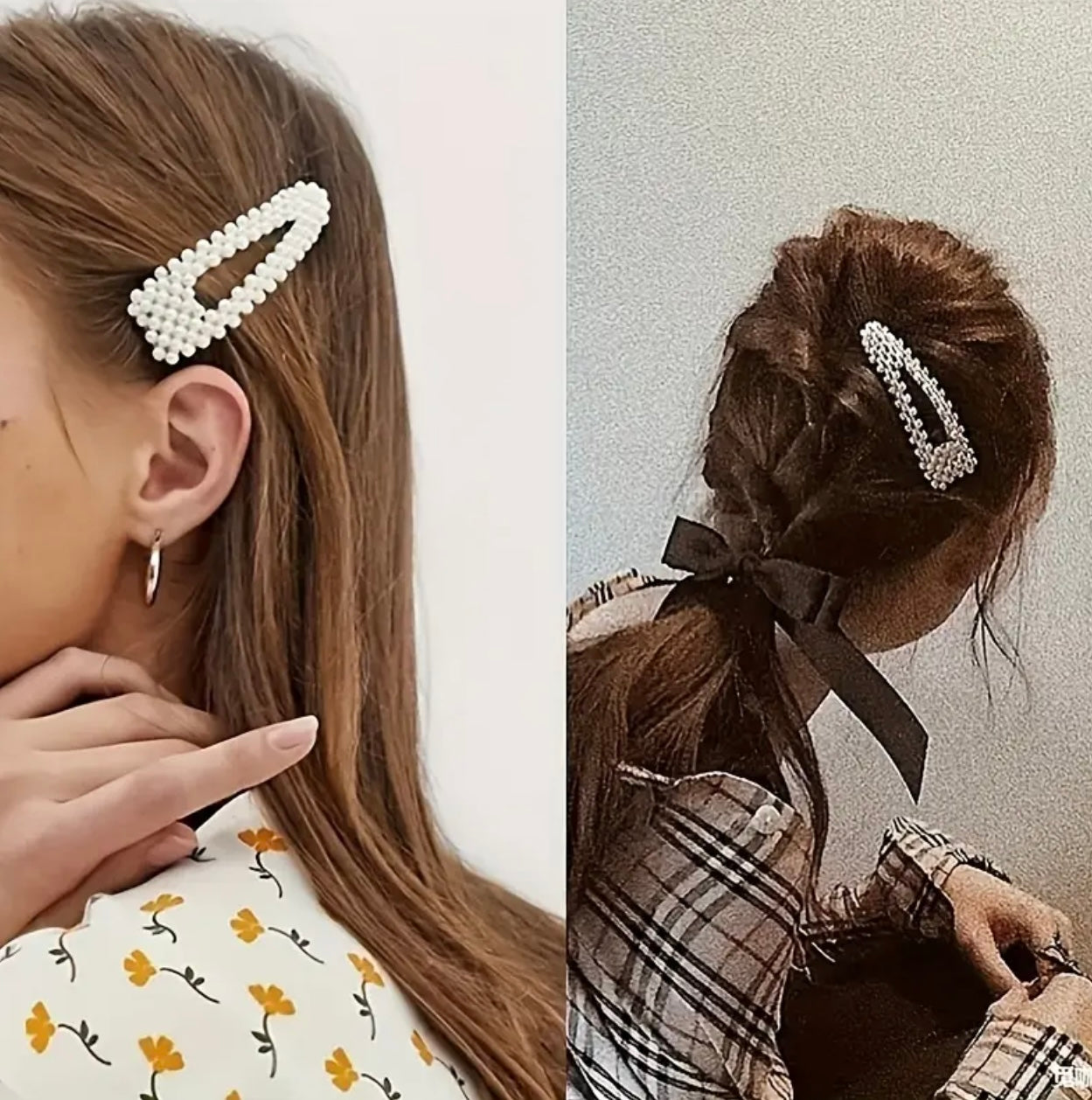 Korean Pearl Hair Side Clip