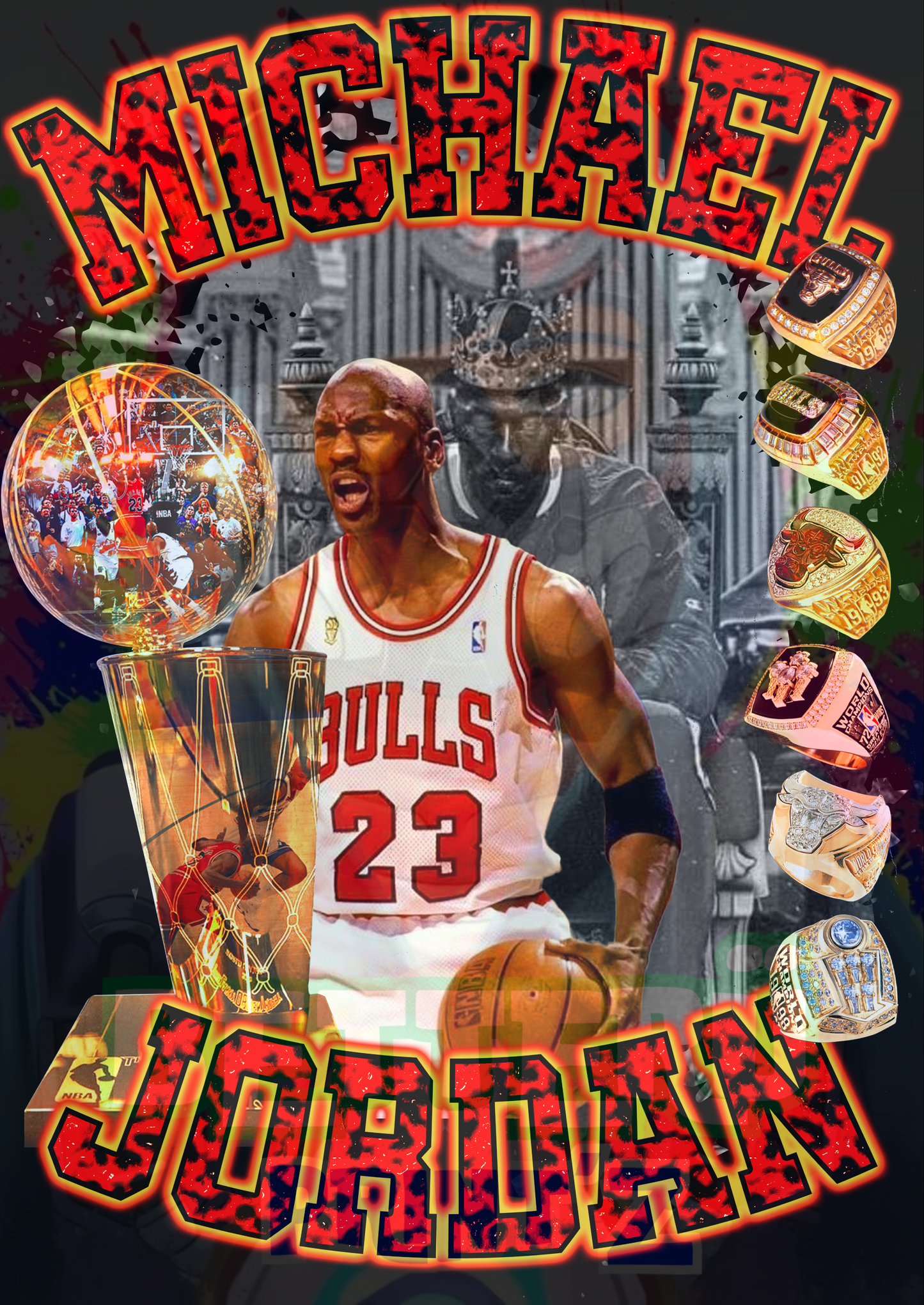 Michael Jordan T-Shirt (Championship Ring)