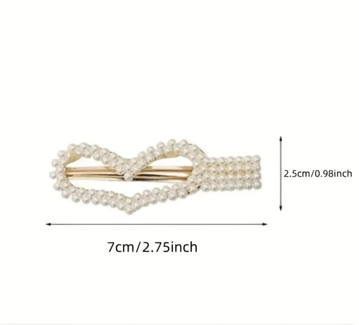 Korean Pearl Hair Side Clip