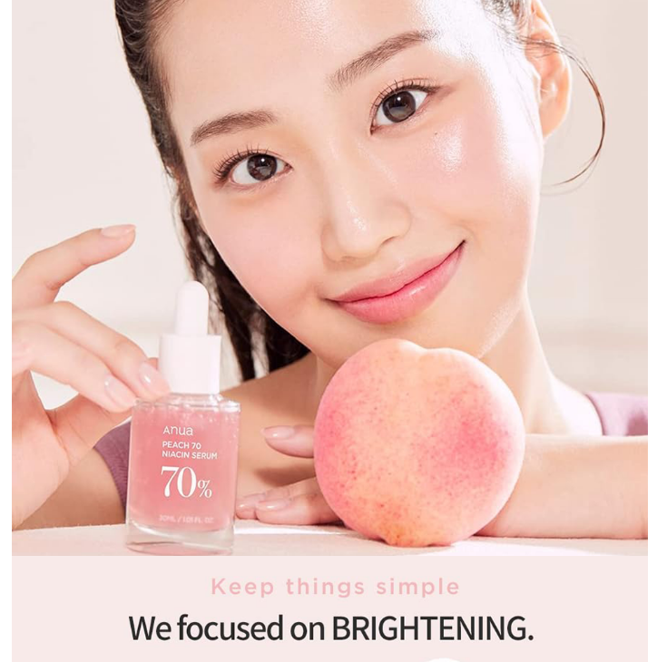 [Anua] Peach 70% Niacinamide Serum 30ml