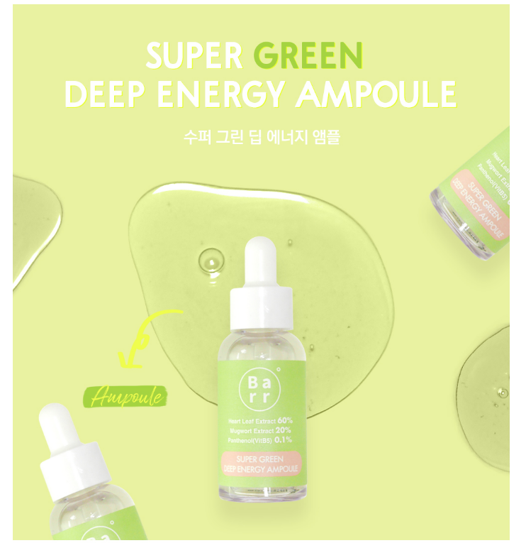 [Barr Cosmetics] Super Green Deep Energy Ampoule 30ml