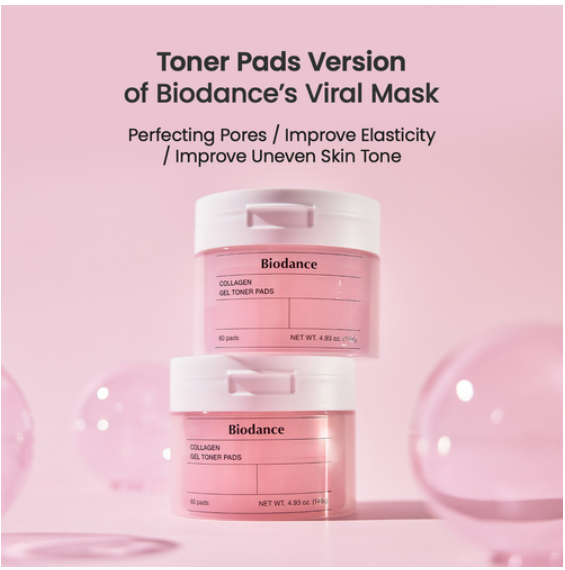 [Biodance] Collagen Gel Toner Pads (60 pads)