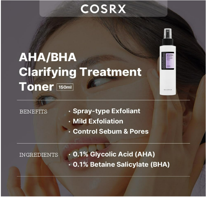[COSRX] AHA/BHA Clarifying Treatment Toner 150ml