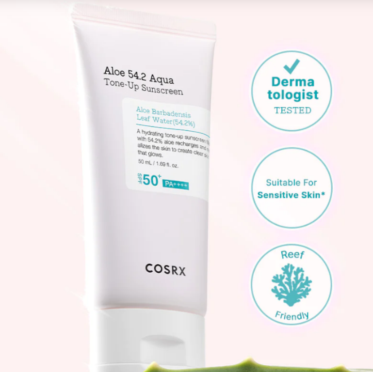 [COSRX] Aloe 54.2 Aqua Tone-Up Sunscreen 50ml