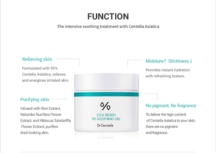 [Dr.Ceuracle] Cica Regen 95 Soothing Gel 110g