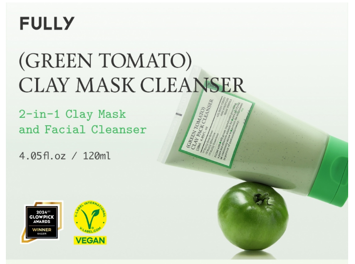 [FULLY] Green Tomato Clay Pack Cleanser 120ml