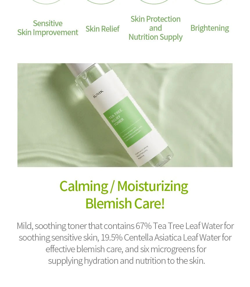 [iUNIK] Tea Tree Relief Toner 200ml