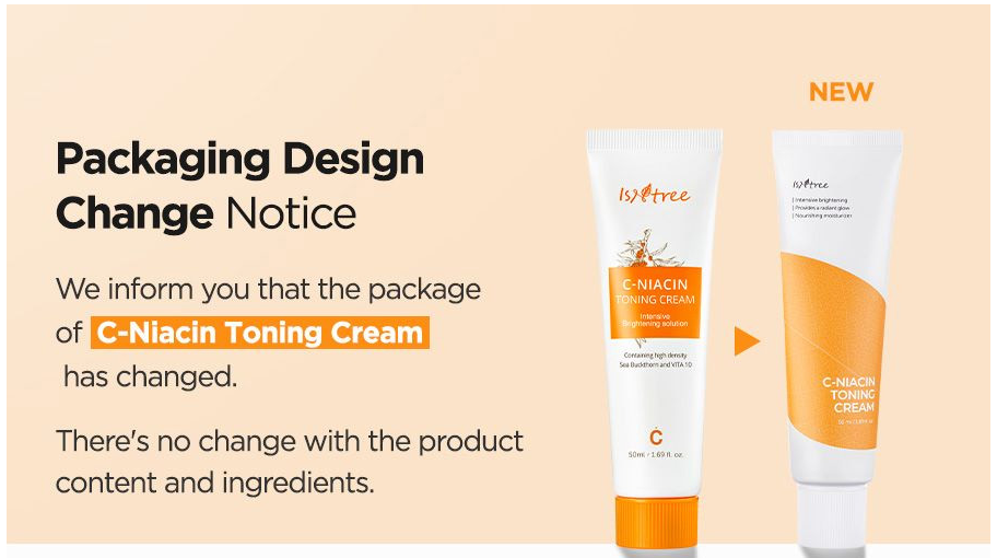 [Isntree] C-Niacin Toning Cream 50ml
