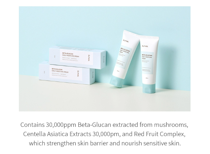 [iUNIK] Beta Glucan Daily Moisture Cream 60ml