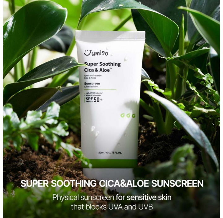 [Jumiso] Super Soothing Cica & Aloe Sunscreen 50ml