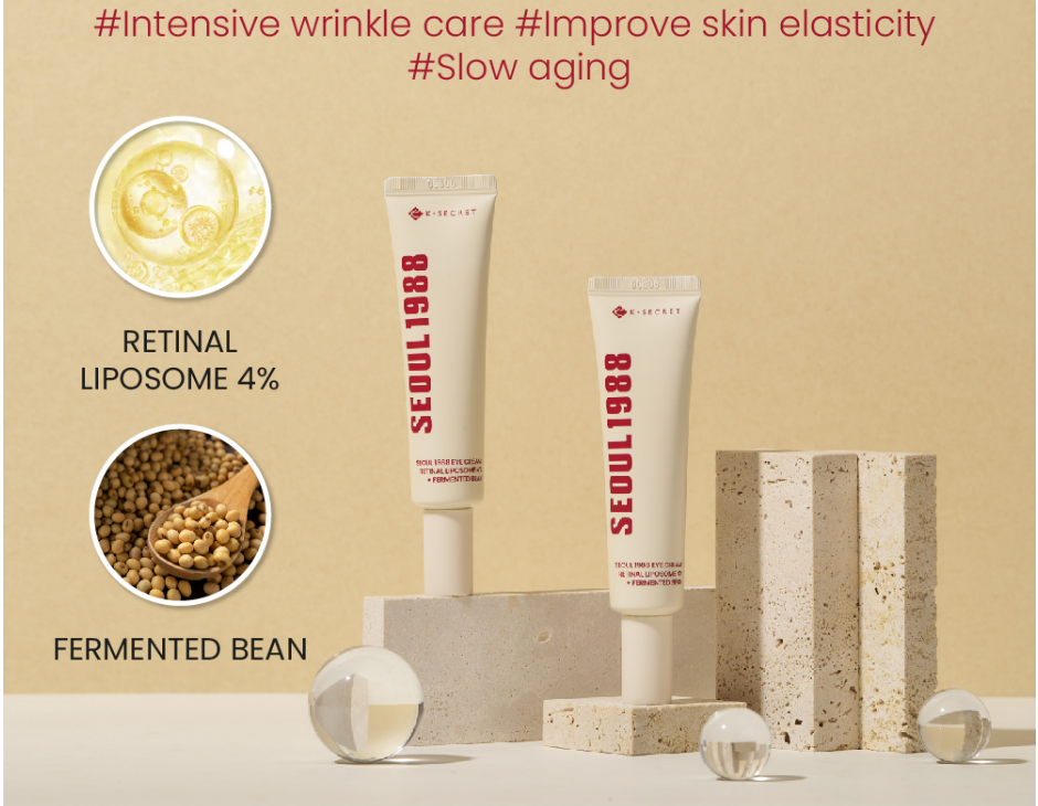 [KSECRET] SEOUL 1988 Eye Cream : Retinal Liposome 4% + Fermented Bean 30ml