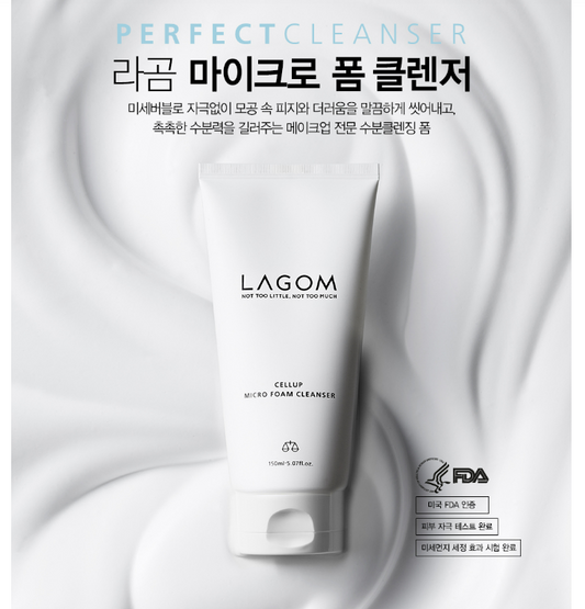 [Lagom] Cellup Micro Foam Cleanser 150ml