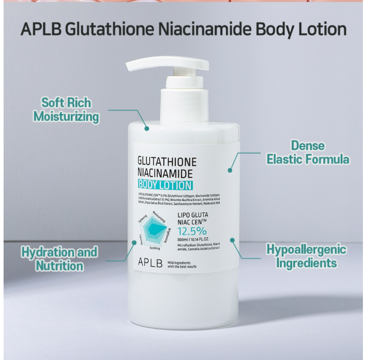 [APLB] Glutathione Niacinamide Body Lotion 300ml