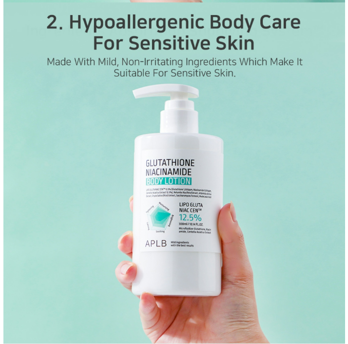 [APLB] Glutathione Niacinamide Body Lotion 300ml