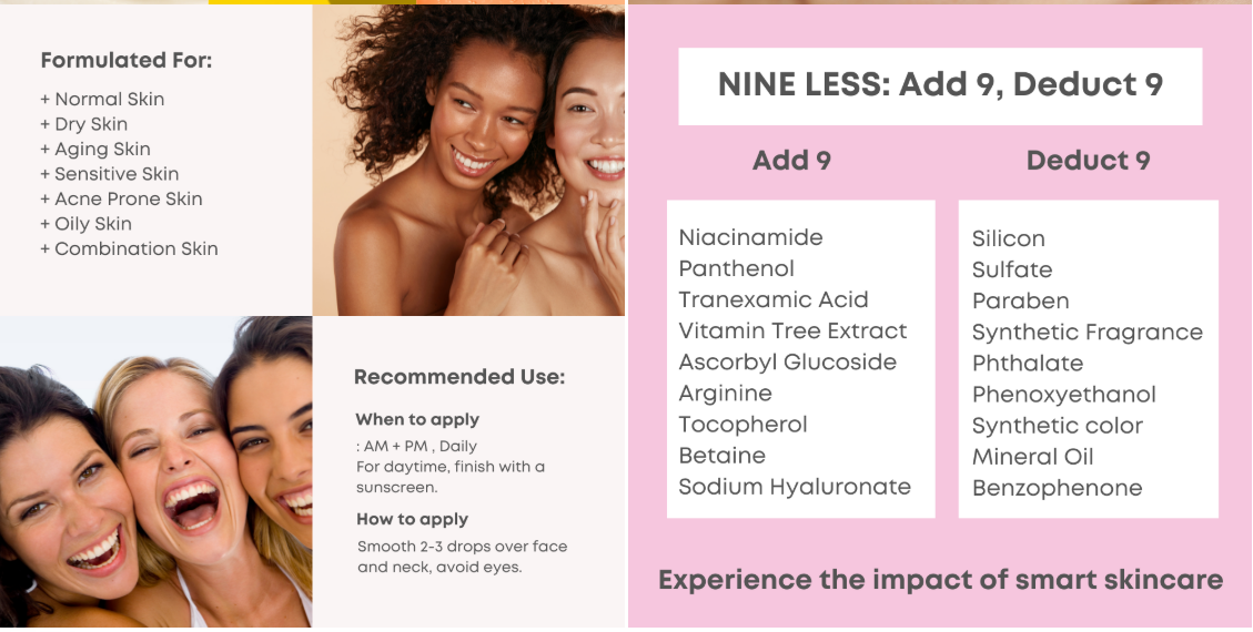 [NINELESS] B-Boost 10% Niacinamide Serum 30ml