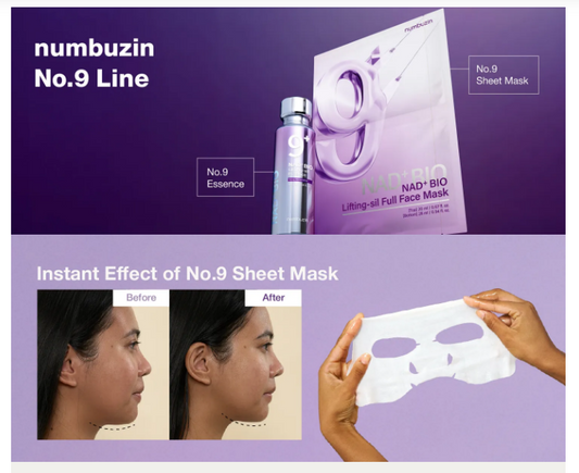 [Numbuzin] No.9 NAD Bio Lifting Full Cover Facial Mask