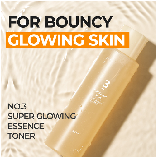 [Numbuzin] No.3 Super Glowing Essence Toner 200ml