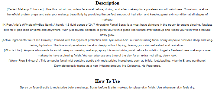 [PURCELL] 24/7 Colostrum Pore Defense Ampoule 55ml