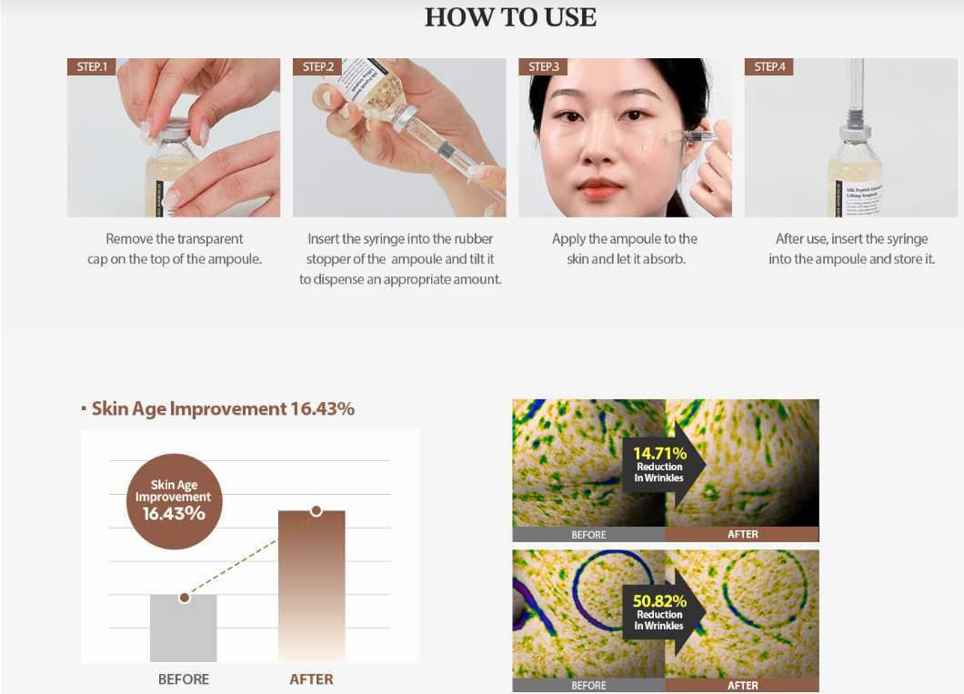 [SUNGBOON EDITOR] Silk Peptide Intensive Lifting Ampoule 35ml
