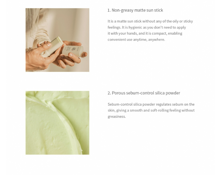 [Beauty of Joseon] Matte Sun Stick : Mugwort + Camelia 18g